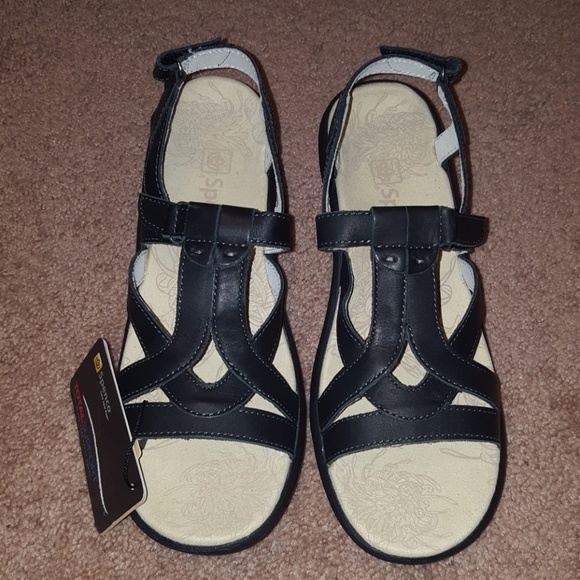 spenco Shoes | Spenco Black Sandles Size 9 Narrow | Poshmark
